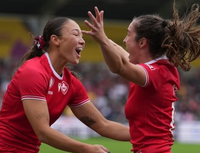 Canada crushes Wales 42-0, advances to quarterfinals at Women's Rugby World Cup