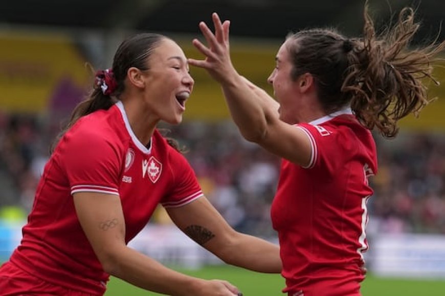 Canada crushes Wales 42-0, advances to quarterfinals at Women's Rugby World Cup
