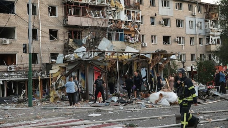 Moscow says it hit homes, infrastructure in Ukraine, Kyiv says it struck Russian refineries