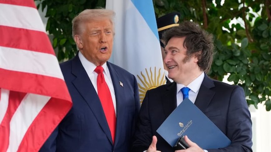Trump says U.S. financial support for Argentina could hinge on their midterm election results