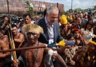 Indigenous protesters block entrance to Brazil climate summit