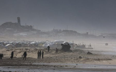 At least 6 dead across Gaza as rainstorm sweeps away tents, exposes children to cold