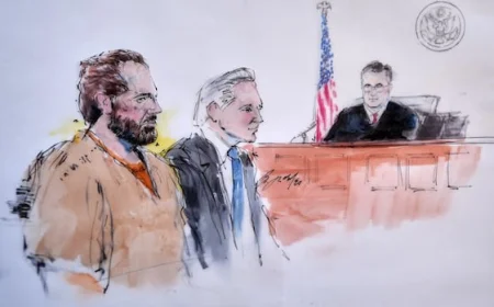 What happens now that Ryan Wedding has pleaded not guilty?