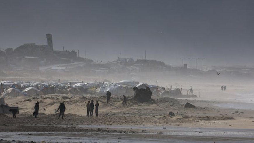 At least 6 dead across Gaza as rainstorm sweeps away tents, exposes children to cold