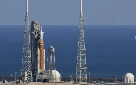 NASA's moon rocket experiences fuel leak during critical test ahead of launch