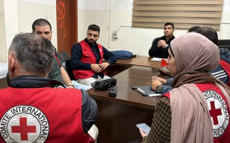 120 unidentified bodies released by Israel, Red Cross officials in Gaza say