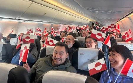 Inuit delegation in Greenland for opening of Canadian consulate has a message for Trump: 'Back off'