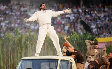 Bad Bunny delivers a heartfelt homage to Puerto Rico on the Super Bowl halftime stage