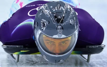 Ukrainian skeleton racer at Olympics says his helmet tribute to fallen athletes won't be allowed by IOC