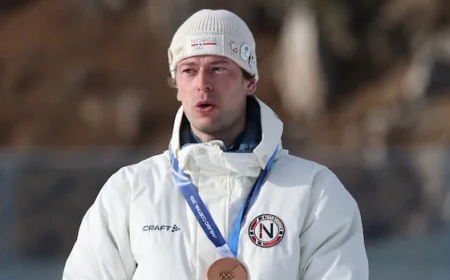 Norwegian biathlon bronze medallist confesses to cheating on girlfriend in post-race interview