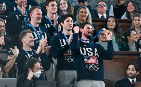 Trump honours Winnipeg Jets goalie with Presidential Medal of Freedom during state of the union address