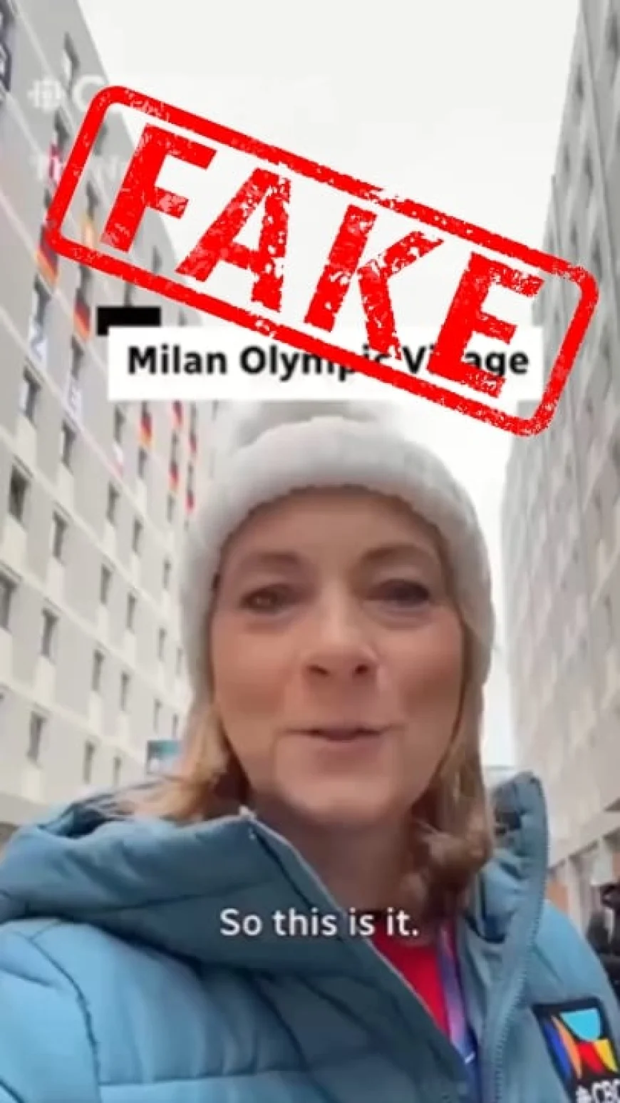 Fact check: Fake CBC video on Ukrainian athletes at Olympics