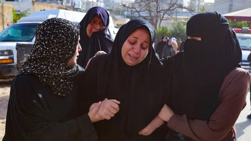 Israel fires deadly airstrike at Gaza tent camp, Palestinian officials say