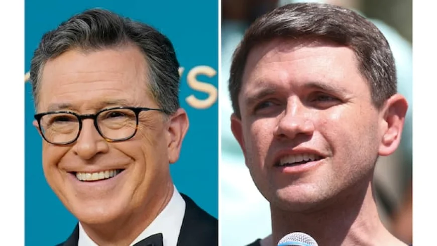 Stephen Colbert says CBS blocked interview with Democratic candidate James Talarico