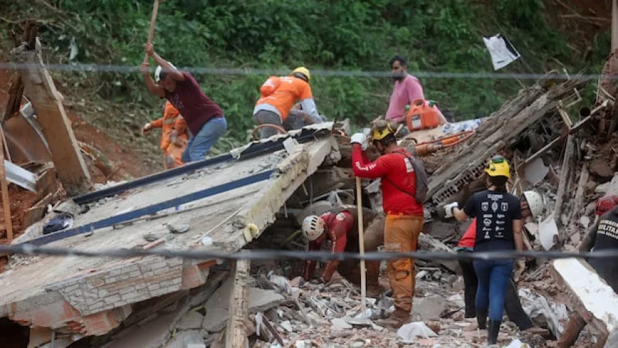 At least 30 dead, dozens missing from floods, mudslides in southeastern Brazil