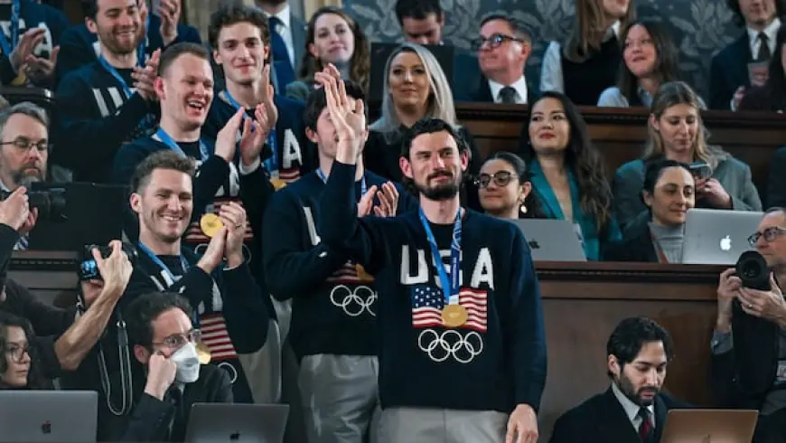 'What was so funny?': Hockey fans call out U.S. men's team for laughing at Trump's remark