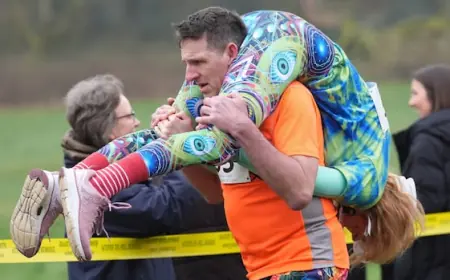 What do you get when you win the U.K. Wife Carrying Race? Bragging rights and a barrel of ale