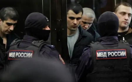 Russia sentences 19 people for deadly concert hall attack that killed 149 people