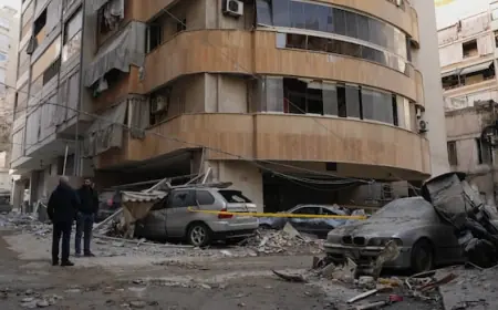 Israeli airstrikes kill 10 in central Beirut, Lebanese authorities say