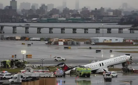 Pilots killed in Air Canada plane collision at LaGuardia airport were 2 young men