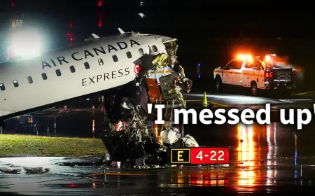 The moment a plane smashed into a fire truck at LaGuardia Airport | About That