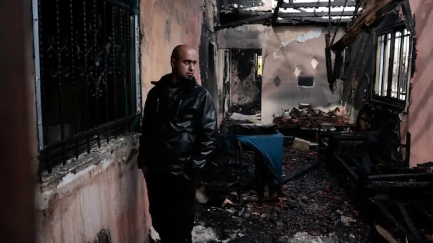 Israeli settlers attack Palestinians in the West Bank, setting fires and smashing cars