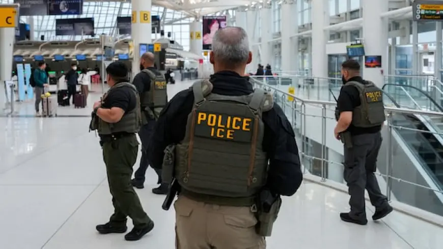 Federal ICE agents patrolling some U.S. airports amid security staff shortages