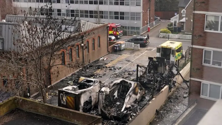 British police investigate burning of 4 ambulances belonging to Jewish charity