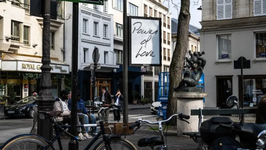 Mysterious posters hinting at Céline Dion's rumoured return pop up in Paris