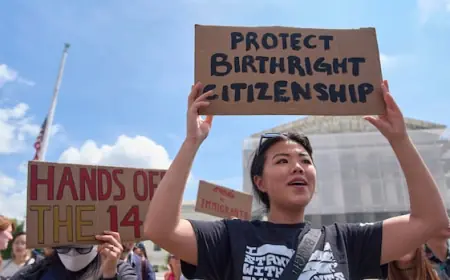 What's at stake as the U.S. Supreme Court weighs Trump's birthright citizenship order