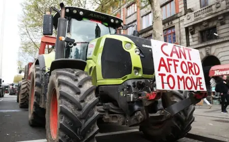 Irish PM announces fuel tax cuts amid days of protests over soaring prices at the pumps