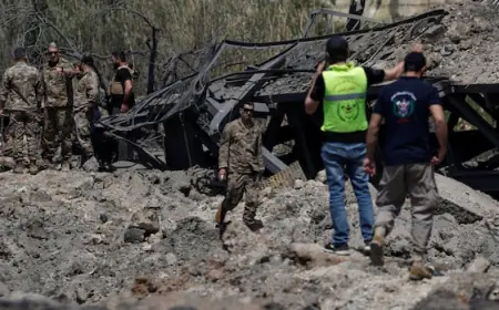 Israeli strike destroys last bridge over Litani River as intense fighting continues in south Lebanon