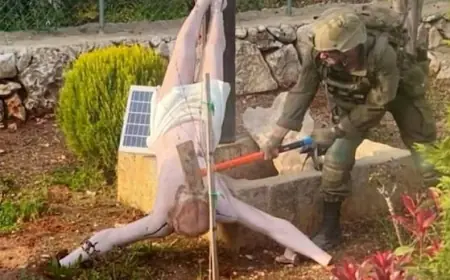Israeli military says it has replaced crucifix desecrated by soldier in Lebanon