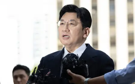 South Korean prosecutors deny arrest warrant request for K-pop mogul behind BTS