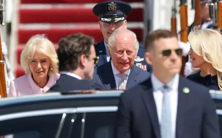 King Charles's arrival in U.S. overshadowed by recent events in Washington