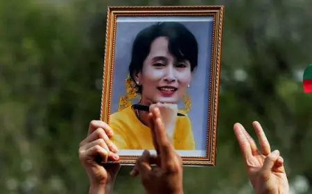 Myanmar’s Aung San Suu Kyi to serve rest of prison term under house arrest