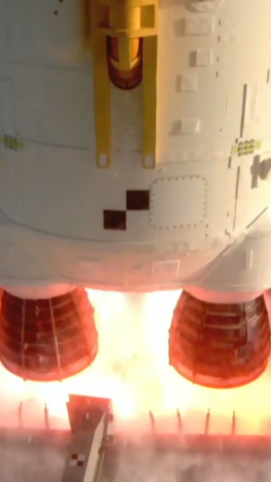 Watch as Artemis II departs Earth