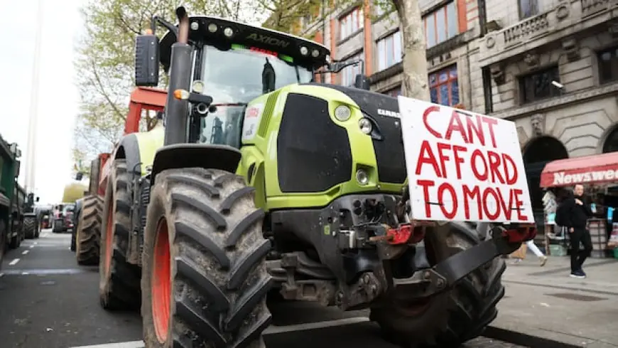 Irish PM announces fuel tax cuts amid days of protests over soaring prices at the pumps