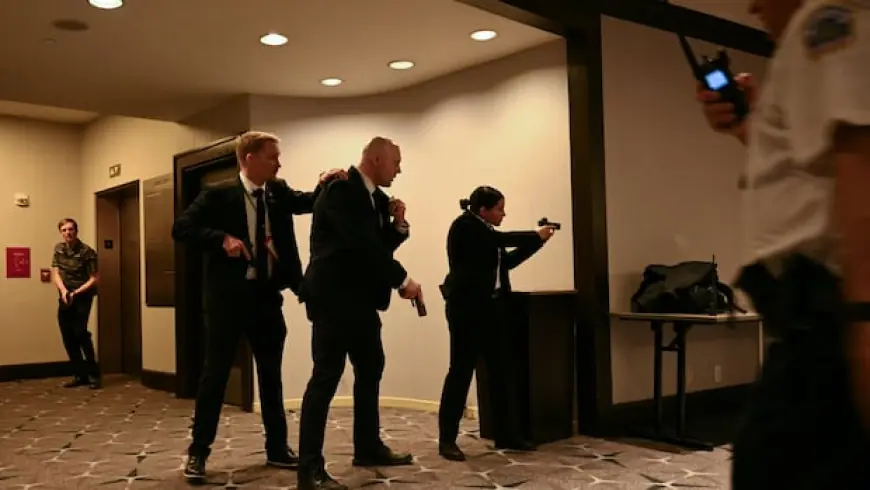 Trump whisked away from White House correspondents' dinner, attendees take cover