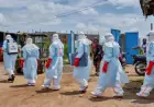 Ebola treatment tent set ablaze again in Congo, with 18 suspected cases leaving