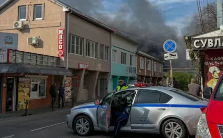 Russian port of Tuapse attacked by Ukrainian drones for 4th time