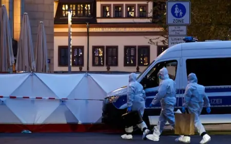 2 dead, 3 seriously hurt after car plows into people in German city of Leipzig
