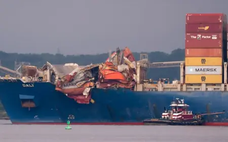 U.S. indicts 2 companies, ship employee for deadly 2024 Baltimore bridge collapse