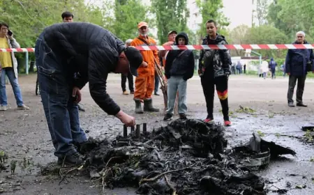 Russia launches missiles, drones at Kyiv in massive overnight attack, Ukrainian officials say