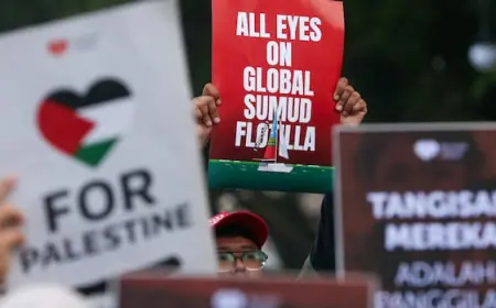 Israeli forces fired shots at Gaza aid flotilla vessels, video shows