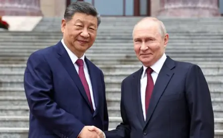 Xi welcomes Putin to China days after Trump visit