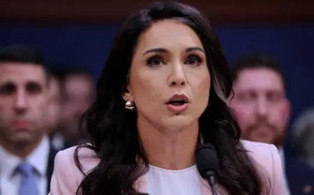 Tulsi Gabbard steps down as U.S. intel chief, citing husband's cancer diagnosis