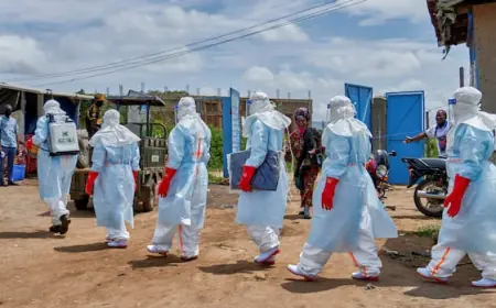 Ebola treatment tent set ablaze again in Congo, with 18 suspected cases leaving