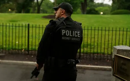 Suspected gunman fatally shot by Secret Service near the White House, authorities say