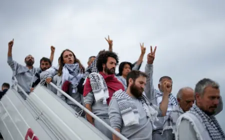 Some Canadians from Gaza flotilla returning home after detainment by Israeli forces
